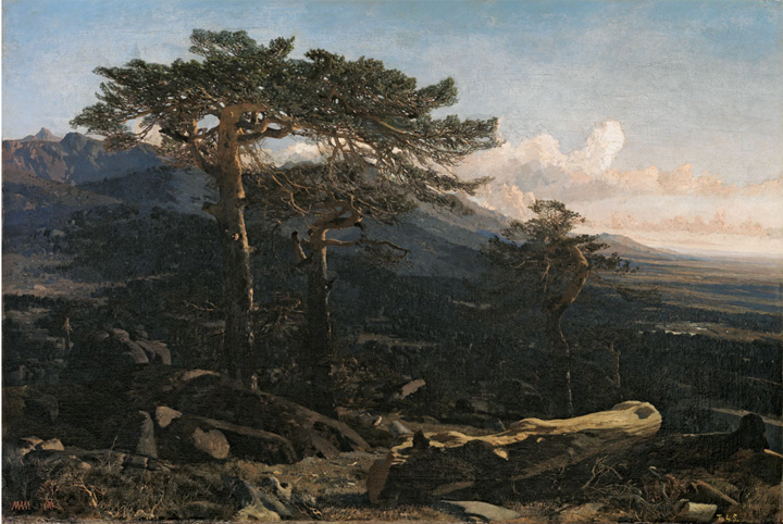 Los inicios como paisajista (1854-1861)