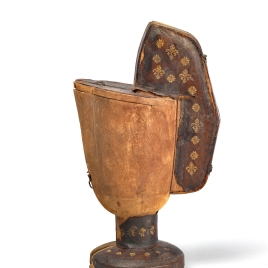 Case for rock crystal ewer with a handle in the form of a winged beast