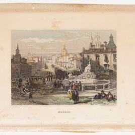 Vista de la calle Alcalá desde la plaza de Cibeles