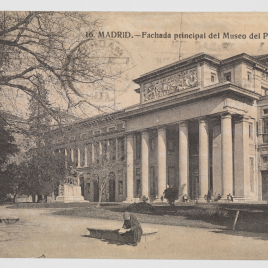 Museo del Prado, vista de la fachada oeste o de Velázquez