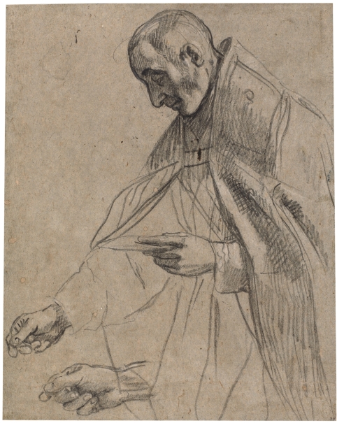 Imagen de la obra: "Fraile de perfil"