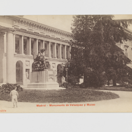 Museo del Prado, vista de la fachada oeste o de Velázquez