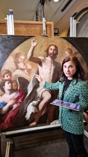 Las fases de restauración de una obra de la primera mitad del siglo XVII: La “Resurrección de Cristo” de Pietro Novelli