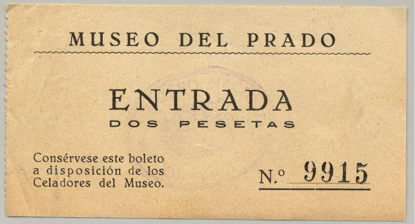 Manual De ninguna manera imponer Entradas - Museo Nacional del Prado