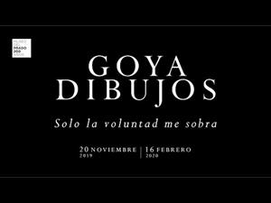 Goya. Drawings. "Only my Strength of Will Remains"
