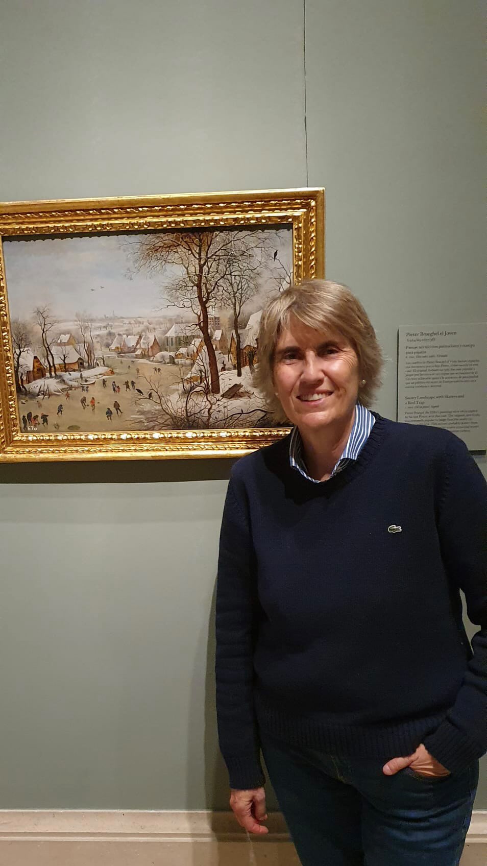 “Paisaje nevado con patinadores y trampa para pájaros” (hacia 1601), de Pieter Brueghel el Joven