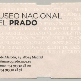 Billete de entrada a la exposición "Carlos de Haes (1826-1898) en el Museo del Prado" en 2002