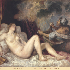 Tiziano [Material gráfico] : Danae / Museo Nacional del Prado.