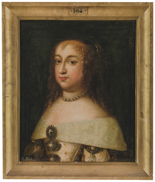 Retrato de María Teresa de Austria como reina de Francia Colección Museo Nacional del Prado