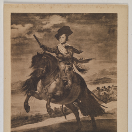 El príncipe Baltasar Carlos, a caballo