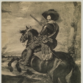 Gaspar de Guzmán, conde-duque de Olivares, a caballo