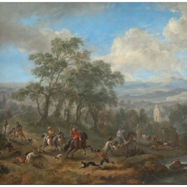 Hunting Party and Fishermen - The Collection - Museo Nacional del