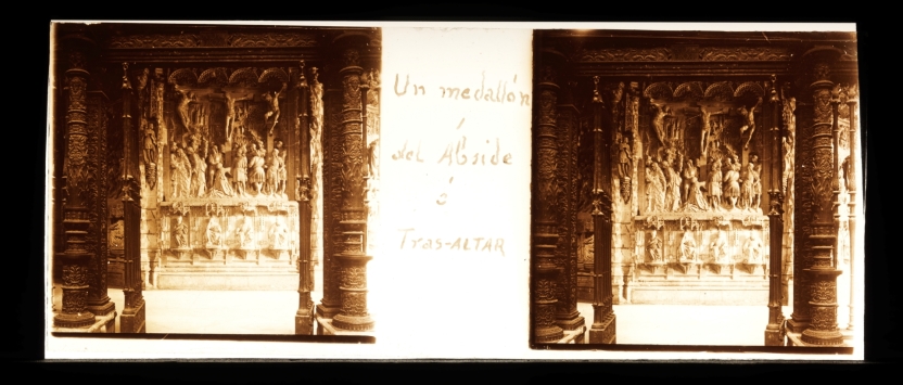 Imagen de la obra: "Detalle del relieve del trasaltar de la Catedral de Burgos"