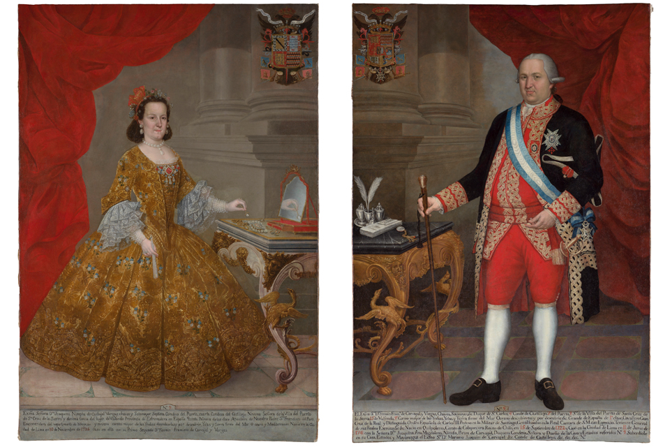 El Museo del Prado incorpora dos retratos virreinales peruanos del siglo XVIII en depósito de la Fundación Don Álvaro de Bazán