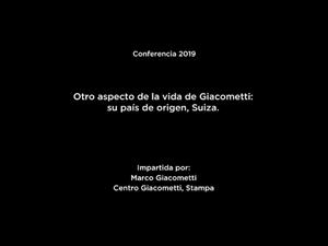 Otro aspecto de la vida de Giacometti. Su país de origen, Suiza (V.O.)