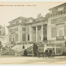 Museo del Prado, vista de la fachada norte o de Goya