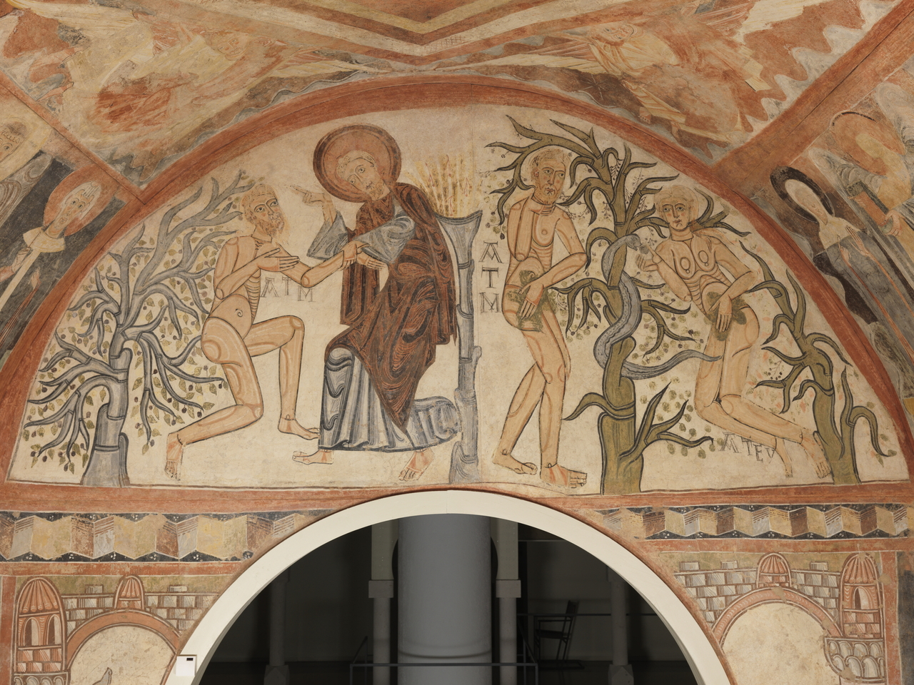 Pinturas murales de la ermita de Vera Cruz de Maderuelo (Segovia) [anónimo español]