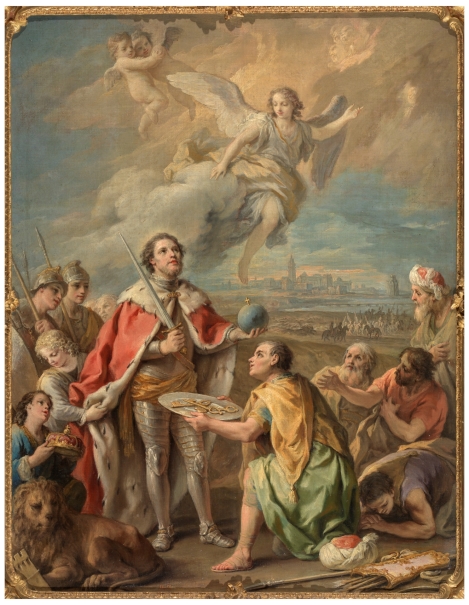 Imagen de la obra: "Rendición de Sevilla al rey San Fernando"