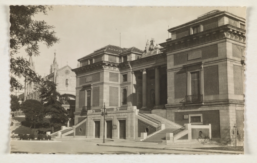 Imagen de la obra: "Museo del Prado, vista de la fachada norte o de Goya"