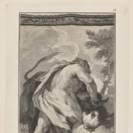 Hércules doma al toro de Creta
