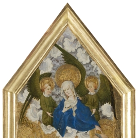 La Virgen de la leche con san Bernardo y san Benito