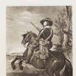 Gaspar de Guzmán, conde-duque de olivares a caballo