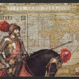 Serie de sellos V Centenario del nacimiento del emperador Carlos I