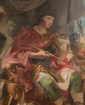 La reina Zenobia ante el emperador Aureliano, de Tiepolo
