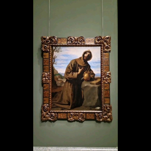 “San Francisco en oración”, de Zurbarán