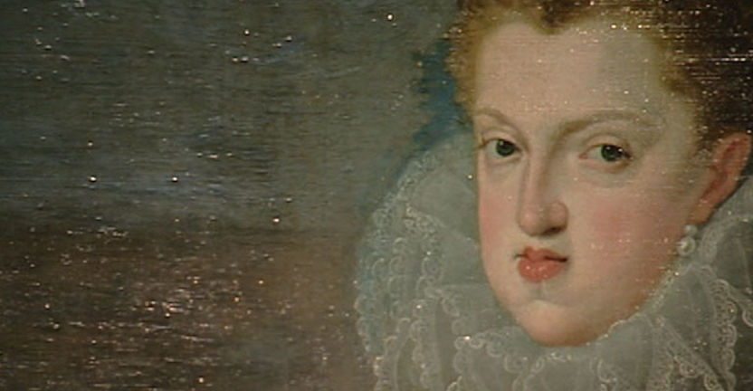 Los cuadros de Felipe III y Margarita de Austria recuperan su composición original