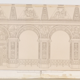 Proyecto de decoración para la Capilla de la Virgen, en Nuestra Señora de Loreto (París)