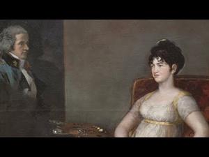 La XII marquesa de Villafranca pintando a su marido, de Francisco de Goya
