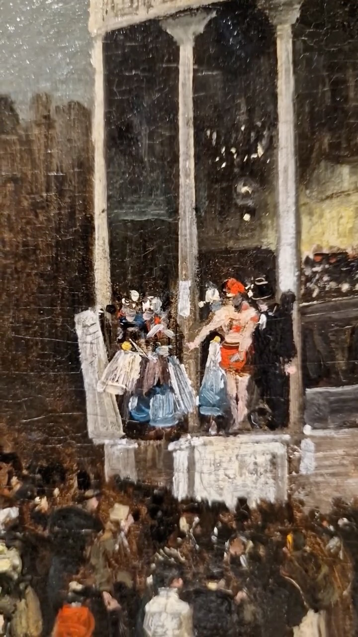 Nueva incorporación a la colección: “Feria francesa”, del pintor puertorriqueño Francisco Manuel Oller y Cestero (hacia 1876)