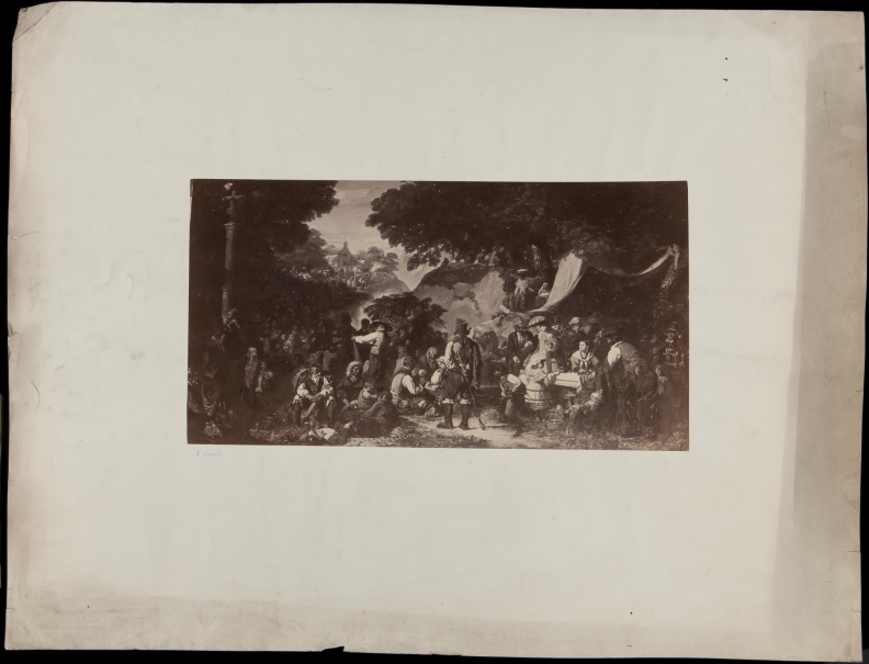 Imagen de la obra: "Una romería en las cercanías de Santiago"