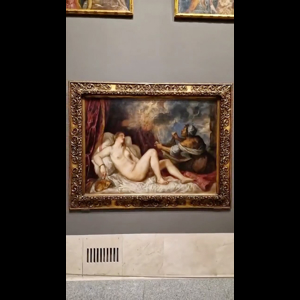 “Dánae recibiendo la lluvia de oro”, de Tiziano