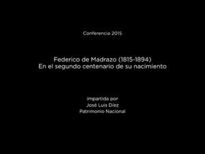 Conferencia: Federico de Madrazo (1815-1894). En el segundo centenario de su nacimiento