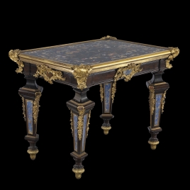 Semiprecious-stone table