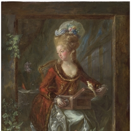María de las Nieves Micaela Fourdinier, the Painter's Wife