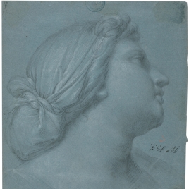 Cabeza para figura femenina
