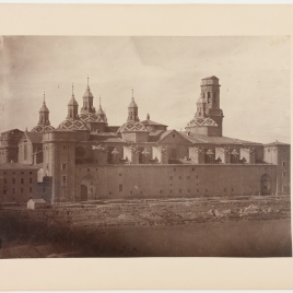 Vista posterior de la Basílica del Pilar de Zaragoza