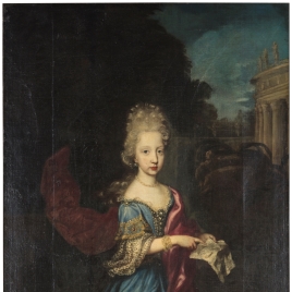 Imagen de Retrato de Mariana de Austria, hija del emperador Leopoldo I