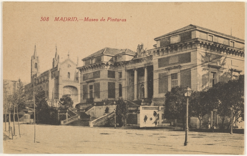 Imagen de la obra: "Museo del Prado, vista de la fachada norte o de Goya"