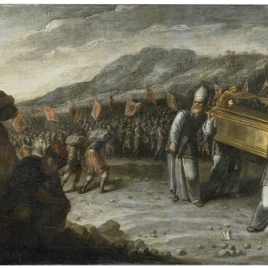 The passage of the Jordan River with the Ark of the Covenant