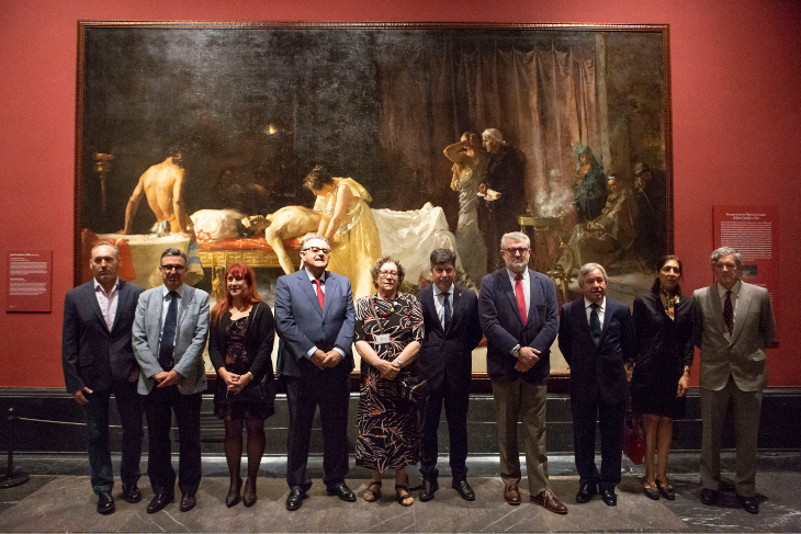 El Museo del Prado restaura La muerte de Lucano, obra del artista José Garnelo