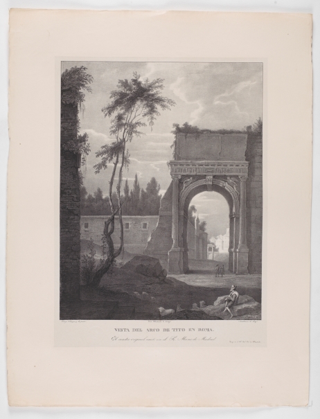 Imagen de la obra: "El Arco de Tito en Roma"