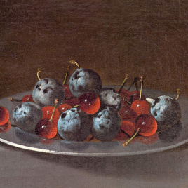 Invitación para la inauguración de la exposición "Lo fingido verdadero. Bodegones españoles de la colección Naseiro adquiridos para el Prado"