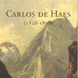 Invitación para la inauguración de la exposición "Carlos de Haes (1826-1898)" en Santander