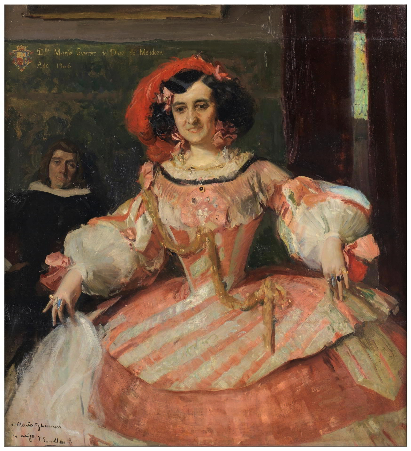 The Actress María Guerrero as La dama boba. Joaquín Sorolla.