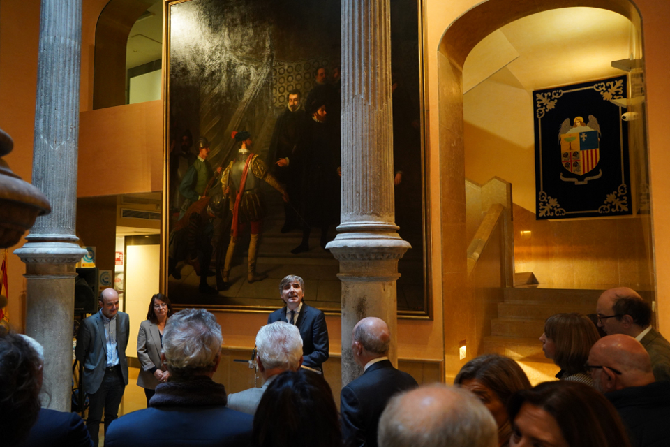El Museo del Prado cede "La prisión de Lanuza" en calidad de depósito temporal a la sede del Justicia