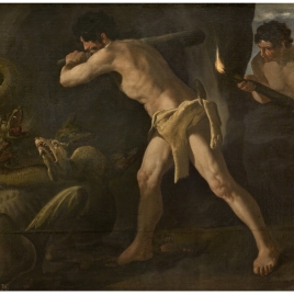 Hércules lucha con la hidra de Lerna